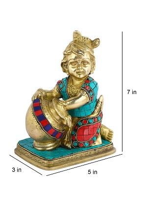 Brass Krishna