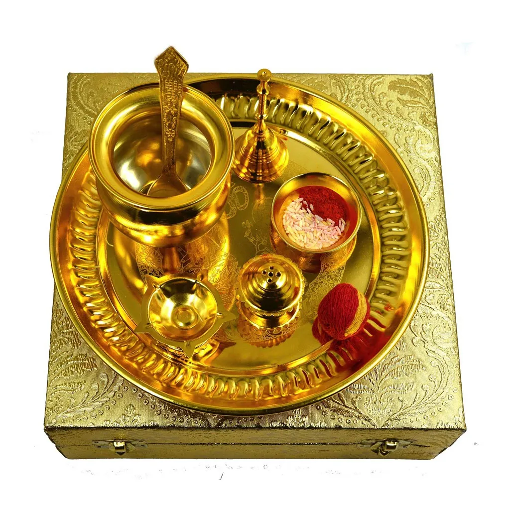 Brass Pooja Items, Diyas & Accessories Online, Brass Items for Pooja Gift