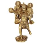 Brass Sri Ram Laxman on Shoulder of Hanuman Ji