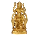 Brass Vishnu Riding On Garuda Hindu Statues and Sculptures Brass Statue