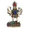 kali maa idol statue made of brass metal