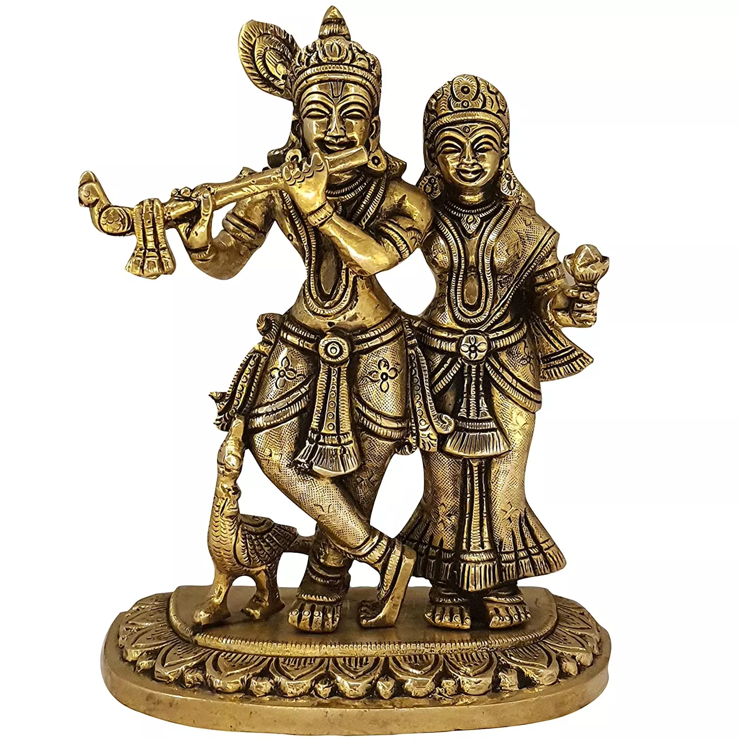 Buy Radha Krishna Statue 9.5 Narayan Hari Statue God of Love Decorative Item  Couple Gift Marble Radha Krishna Statue Narayana Online in India - Etsy
