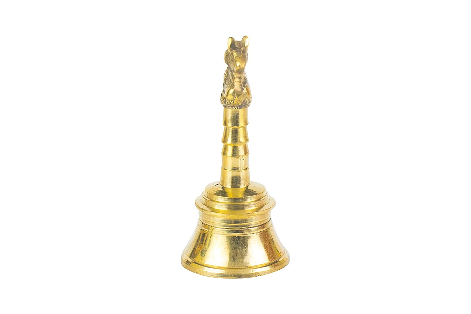 Brass Lady Bell With Clapper Feet