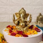 Ganpati Religious Statue Brass Lord Ganesha Idol