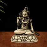Brass Shiva Shankar Mahayogi Idol Sculpture Statue Murti