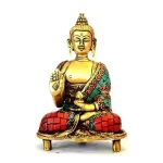 Buddha Brass Thai Buddhism Idol