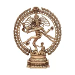 Brass Nataraja – The King of Dancers (Antiquated Sculpture) – Brass Sculpture