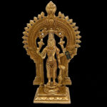 Brass Vishnu Idol For Puja Home Decor And Gifting