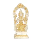 Bhuvaneshvari Statue of Brass in Silver Gold Color