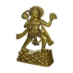 Brass Mahaveer Hanuman Idol Golden