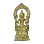Brass Bhuvaneshvari Statue Green Color