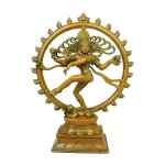 Brass Dancing God Shiva Natraja Statue For Home Decor
