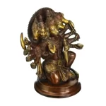 Five Face Hanuman Idol Brass Statue