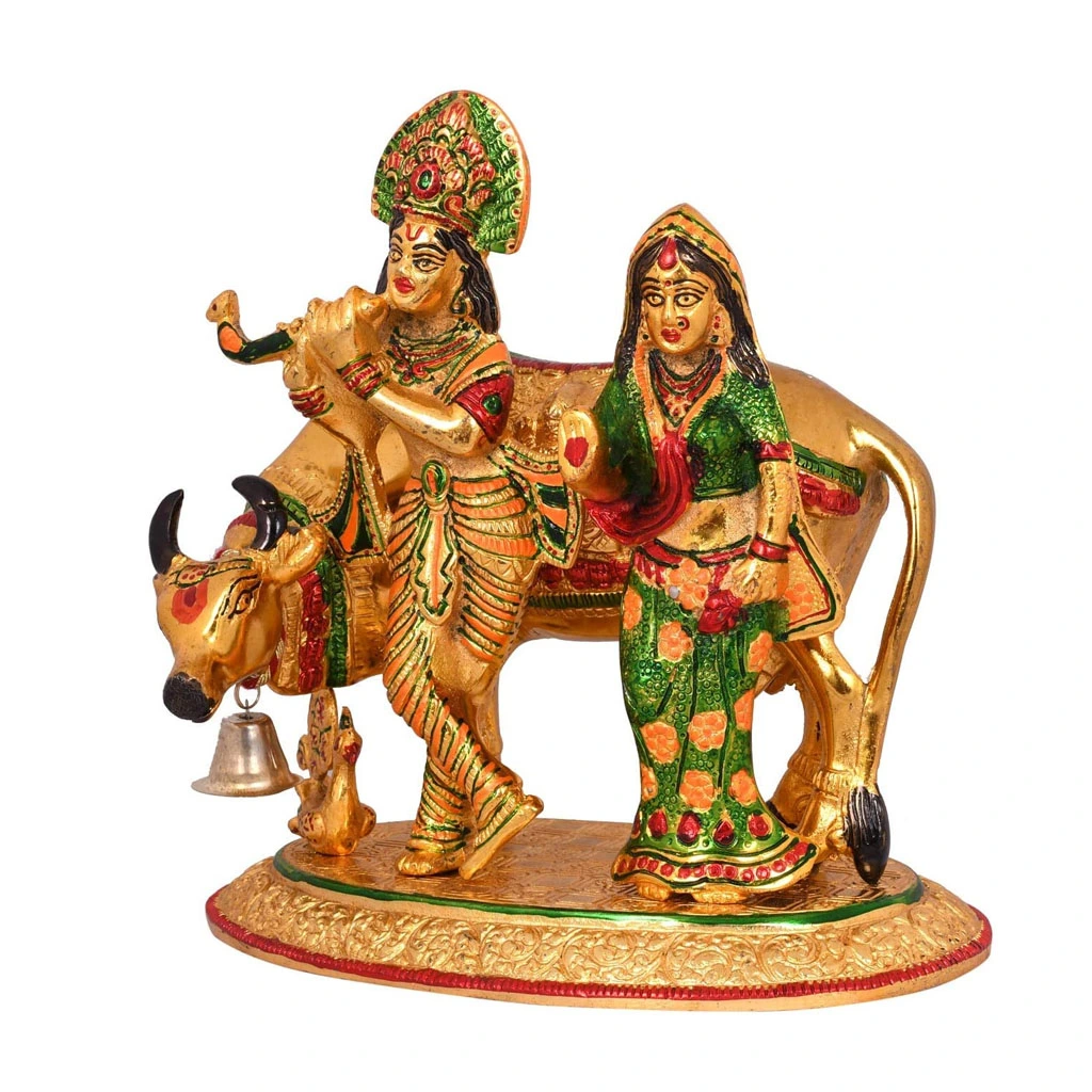 Hindu idol Radha krishna tiny statue, amazing Rasleela dancing krishna and  Radha, lord krishna figurine, love article to gift her art491 | TRIBAL  ORNAMENTS