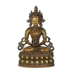 Meditating Amitabha Buddha Statue For Décor