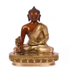 Medicine Buddha Statue Coral Inlay Birthday Gifts