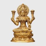 Brass Sitting Laxmi Idol| Goddess of Wealth | Diwali Indian Gift