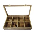 Wooden Stylish Container Spice Box Wooden Utility Container