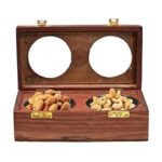 Wooden Decorative Dry Fruit Box Wooden Bowls Set