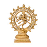 TAAJOO Brass Lord Shiva Natraj Idol Statue For Home And Office Decor Decorative Showpiece