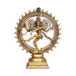 TAAJOO Brass Nataraja Idol Brass Statue of Indian Hindu God Shiva Nataraj – Lord of Dance