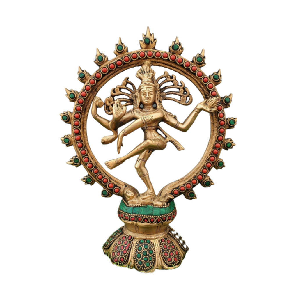 Brass Dancing Shiva Nataraja Brass Statue For Home Decor
