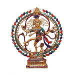 TAAJOO Brass Dancing Lord Nataraja Shiva Statue for Home