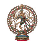 TAAJOO Brass Dancing Shiva Natraj Statue for Home Decor And Gifting