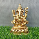 Lord Ganesha Brass Statue For Home Decor,Temple and For Gifting