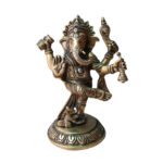 Brass Lord Dancing Ganesha statue For Home Decor And Temple