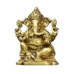 Brass Lord Ganesha Statue For Home Decoration And Temple Decor