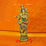 TAAJOO Brass Radha Rani Idol Radha Sculpture Idol Showpiece for Home Office Temple Decor