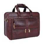 Dark Brown Leather Bags For Men