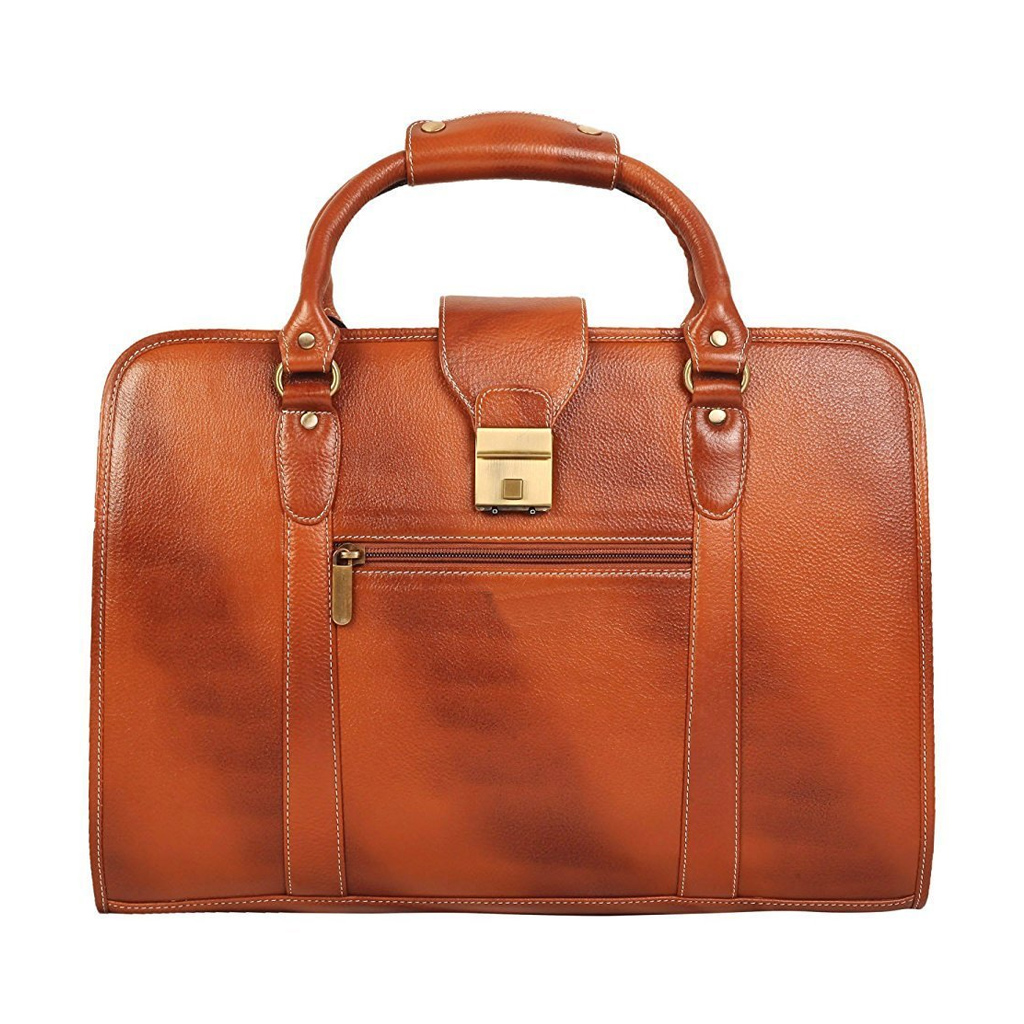 Genuine Leather Laptop Briefcase Bag for Men