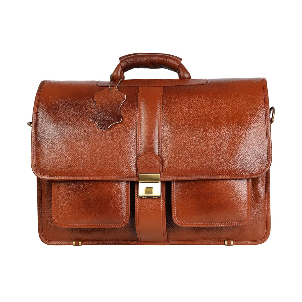 Leather Laptop Briefcase Office Bags for Men