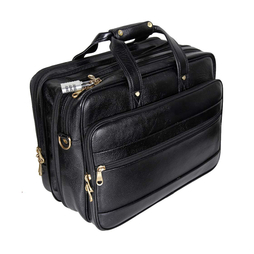 Very Soft Black Brown Men's Genuine Leather Business Bags Vintage Laptop Office  Bags - China Laptop Bag and Real Leather Briefcase price | Made-in-China.com