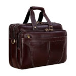 Leather Laptop Briefcase Messenger Shoulder Bags for Men