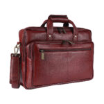 Original Bombay Brown Leather Laptop Messenger Bag