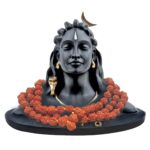 Adi yogi Statue with Rudraksha Mala Pooja & Gift,Decor Items for Home & Office, Gifting