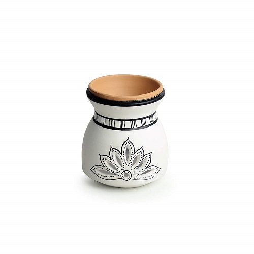 Handpainted Terracotta Aroma Diffuser Oil for Home Fragrance