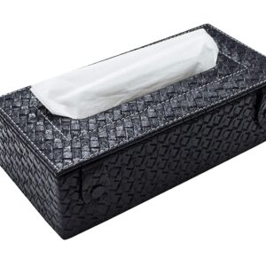 Gucci, Accents, Gucci Black Leather Tissue Box Cover