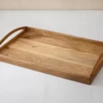 Serving Tray with Handles Multi Functional Wood Serving Tray for Home Office