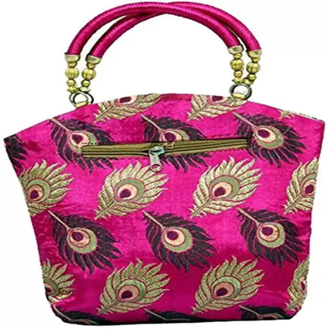 Handbags Pu Leather Pink Handheld Bag, For Casual Wear at Rs 700/piece in  New Delhi