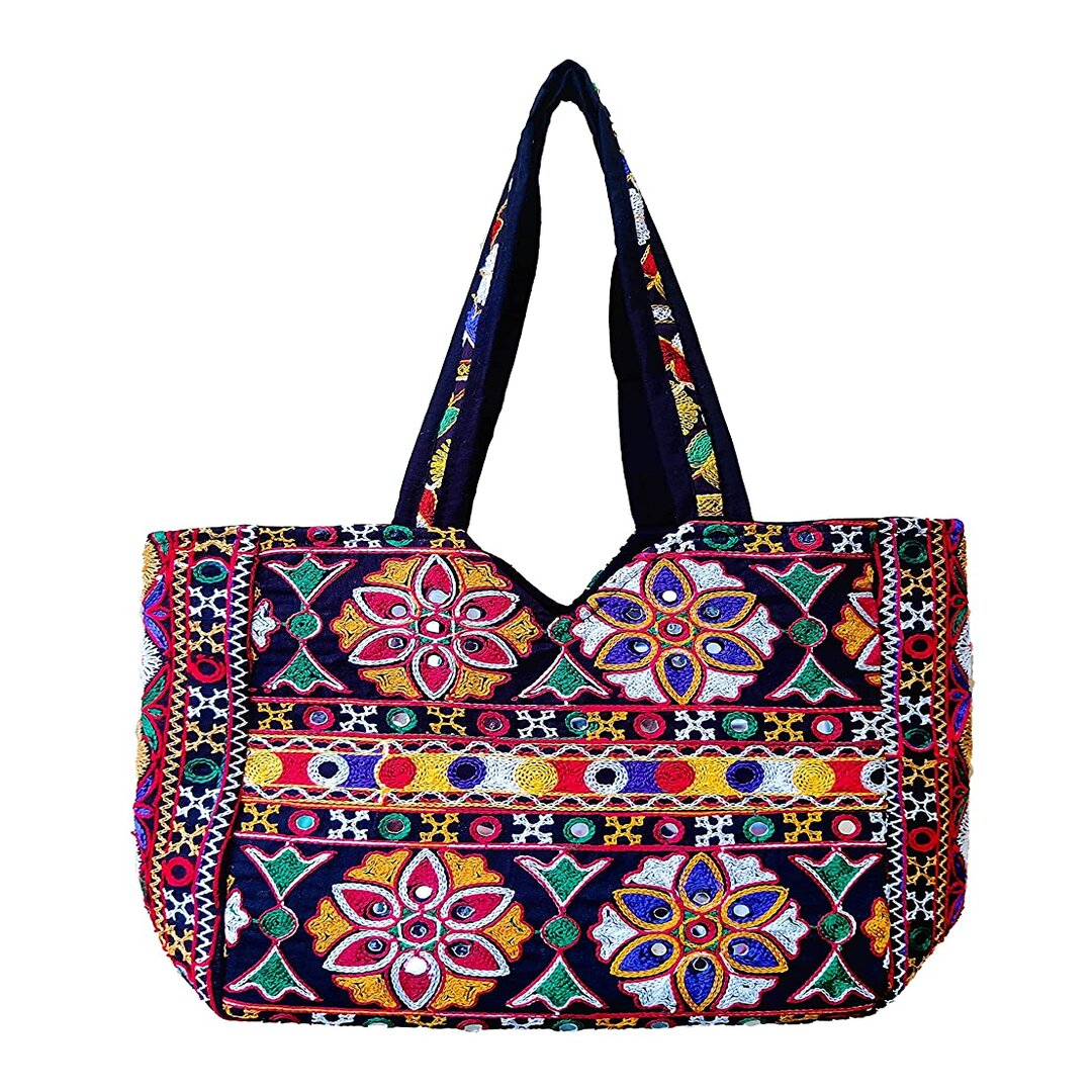 Buy Indian Handcrafted Rajasthani Bags Cotton Design Bag, Handbag Trendy  Embroidered Colorful Boho Gypsy Ladies Bags and Purses Handle Bags Online  in India - Etsy