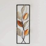 Beautiful Leafs Wall Frame Made With Iron For Wall Decor