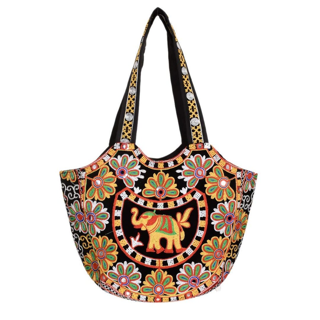 Indian Purse Hanging Bag With Neat Kanta Design - Crafti Bazaar