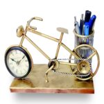 Metal Cycle Miniature Pen Stand
