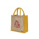 ROYAL FABRIC BAGS Jute Ganesha Print Bags and Jute Bag