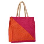 Eco-Friendly Jute Bag  Multipurpose Hand Bag with Zip & Handle for Men and Women