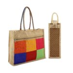 Jute Bag-Reusable Tiffin/Shopping/Grocery Multipurpose Hand Bag